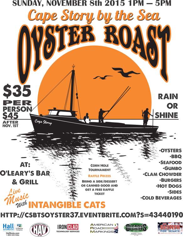 2015 Oyster Roast Flyer